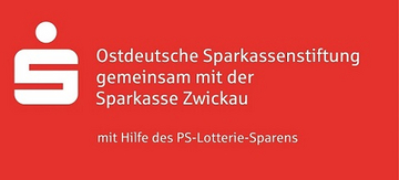 Logo der Ostdeutschen Sparkassenstiftung mit der Sparkasse Zwickau